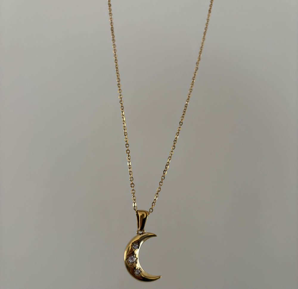 Moonlight Necklace-18k