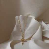 Cross Necklace-24k