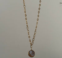 Vintage Sun and Moon Necklace