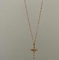 Cross Necklace-24k