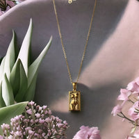 Silhouette Necklace-18k