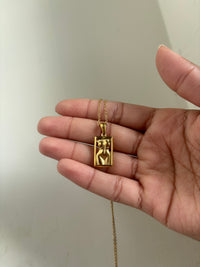 Silhouette Necklace-18k