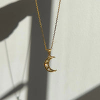 Moonlight Necklace-18k