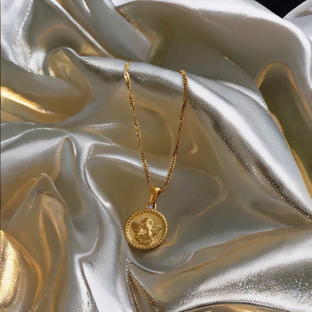 Divine Guardian Necklace-18K Gold Plated