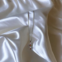 Radiant Cross Necklace (silver)